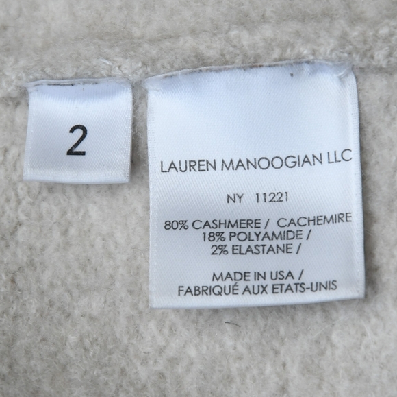 SOLD🥀 Lauren Manoogian Cashmere Funnel Pullover - Picture 12 of 13